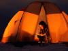 توضیحات تخت برای ماهیگیری زمستانی در چادر